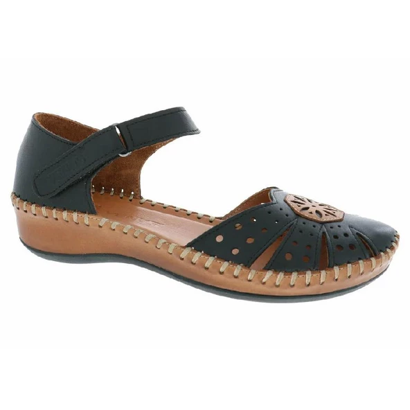 VENÜS 22793313 CIRTLI YAZLIK DERİ KADIN AYAKKABI - Resim 2