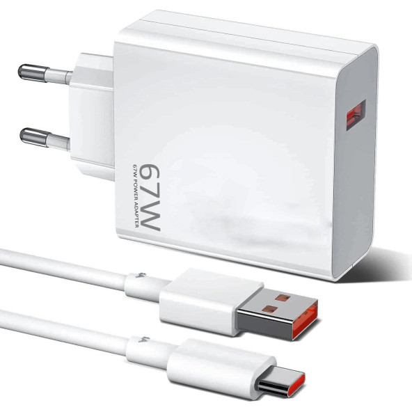Hytech Store HY-W67 Type-c Hızlı Şarj Adaptörü 67w - 3
