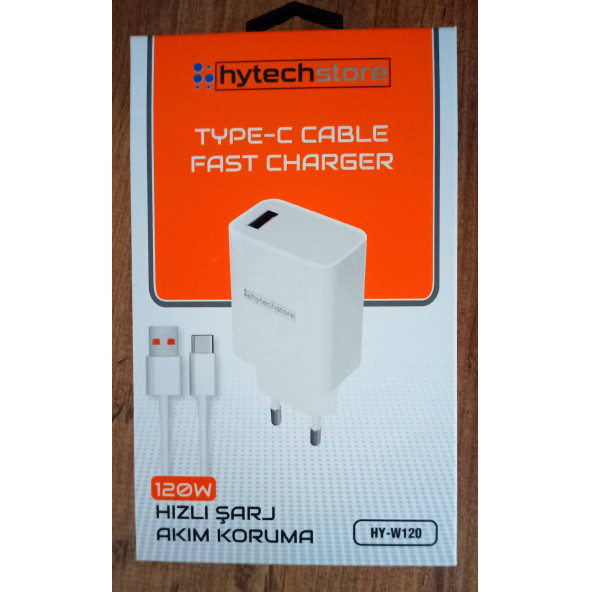 Hytech Store HY-W120 Type-c Hızlı Şarj Adaptörü 120W