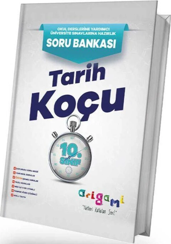 10. Sınıf Tarih Origami Soru Bankası Tammat Yayıncılık ürün görseli 1