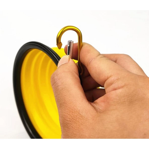 Periboia Portatif Mama Kabı Katlanabilir Evcil Hayvan Su Kabı - Resim 3