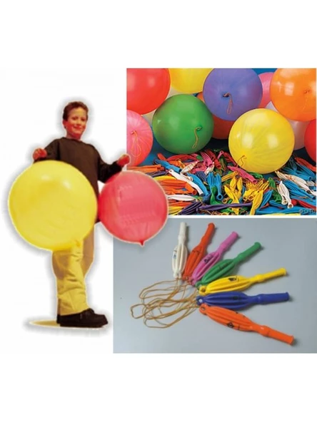 Periboia Lastikli Punc Balon - 100 Adet