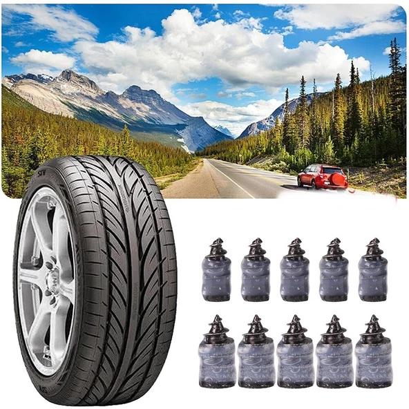 Periboia 10 Adet Kauçuk Lastik Tamir Kiti Vida Setleri