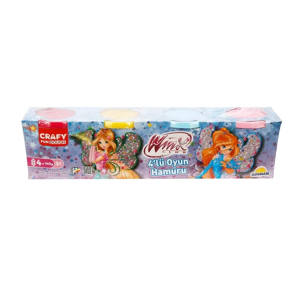 Winx 4'lü Oyun Hamuru 560 gr - 6