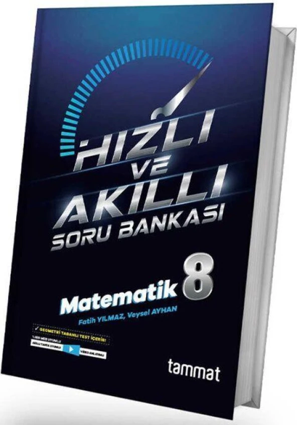 8. Sınıf LGS Matematik Hızlı ve Akıllı Soru Bankası Tammat Yayıncılık