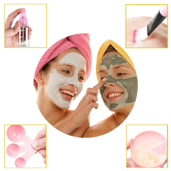 Periboia 9 Parça Yüz Maskesi Hazırlama Seti Kendin Yap (DIY) - 4
