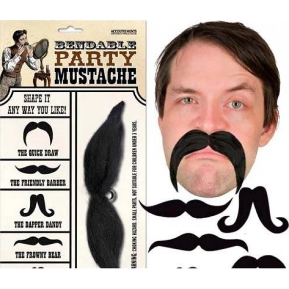 Periboia Mustache Takma Bıyık