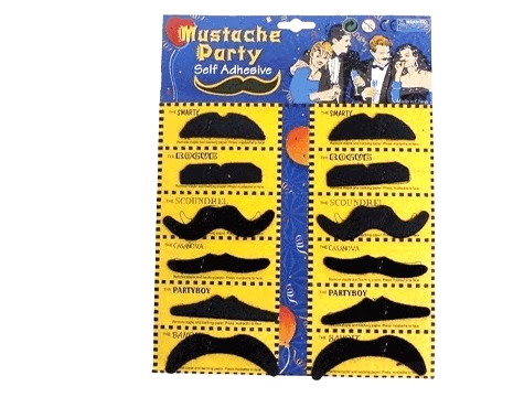 Periboia Takma Bıyık Seti (12 Adet) - 4