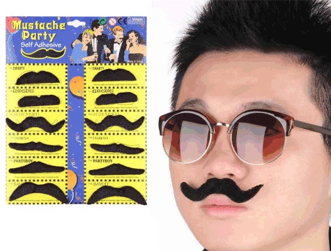 Periboia Takma Bıyık Seti (12 Adet) - 2