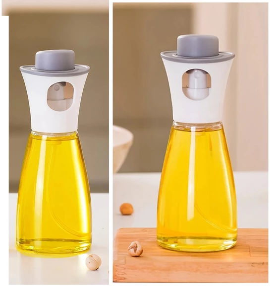 Periboia 220 ML Premium Sprey Cam Yağ Limon Sos Spreyi Yağ Şişesi Yağdanlık - 3