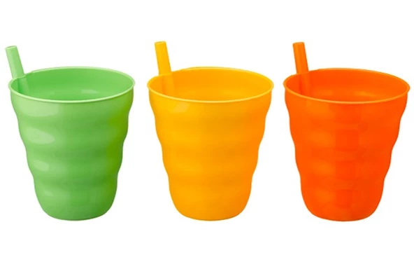 Periboia Pipetli Bardak 3lü - 4