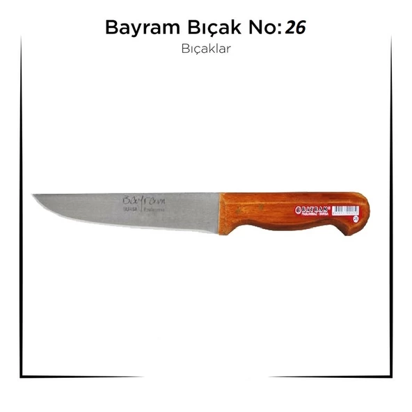 Periboia Bursa Bıçağı Bayram Kurban Bıçağı Yemek Bıçağı No : 26 - 1