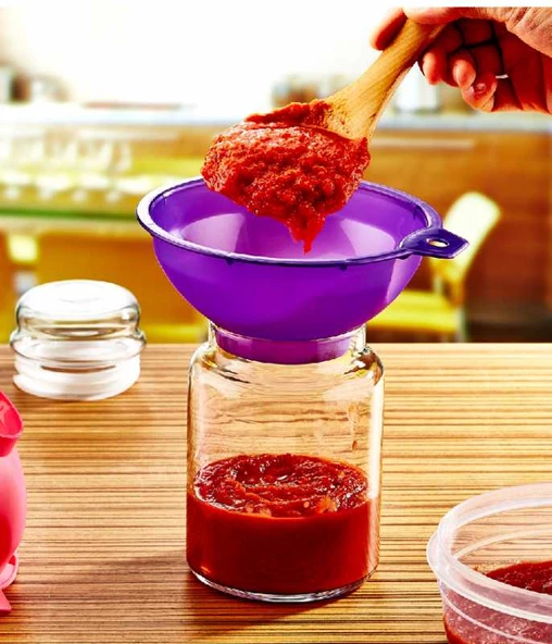 Periboia Kavanoz Hunisi - Konserve Reçel Hunisi Geniş Ağızlı - 4