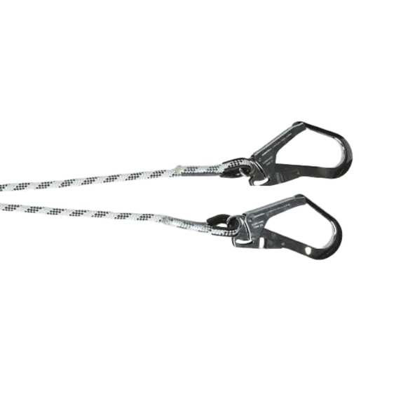 Periboia Şok Emicili Çift Bacaklı Kanca Karabinalı Safeset Sertifikalı Lanyard - 2