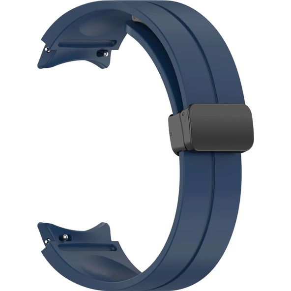 Gpack Samsung Galaxy Watch 7 44mm Kordon Silikon Mıknatıslı Ayarlanabilir HS19 - 4