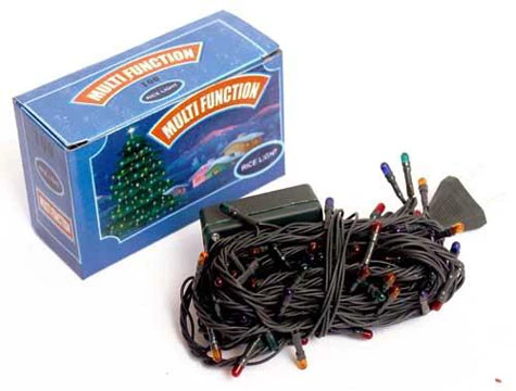 Periboia Yılbaşı Ağacı Pirinç Işıklandırma (100 Ampul) - 3