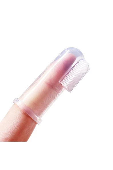 Periboia Silikon Bebek Diş Fırçası Kutulu Parmağa Takılan Ağız Ve Dil Temizleyici - 5