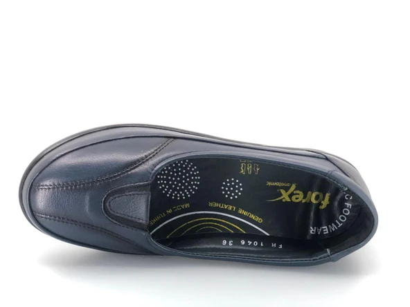 Forex 0-1046 %100 Hakiki Deri Dr.Tavsiyeli Günlük Casual Kadın Ayakkabı - Resim 10