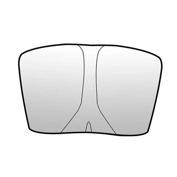Coofbe Çok Katmanlı Tesla Ön Cam Güneşlik Tesla Model Y Model 3 için Ön Cam Güneşliği 140cm x 80cm