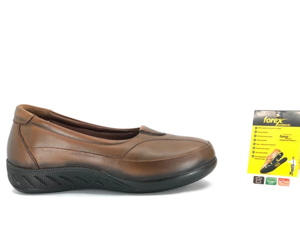 Forex 0-1046 %100 Hakiki Deri Dr.Tavsiyeli Günlük Casual Kadın Ayakkabı - Resim 3