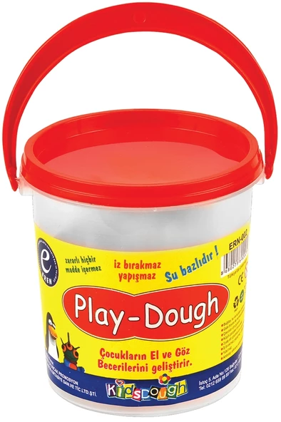 Periboia 6 Renkli Buğday Unu Oyun Hamuru Kova - 3