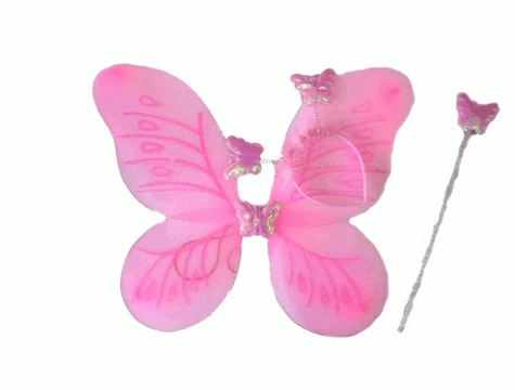 Periboia Gösteri Kelebek Kanadı (3 Parça)-Pembe - 3