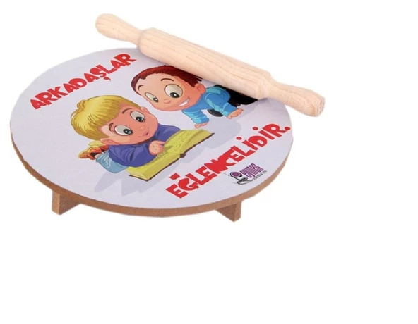 Periboia Desenli Mini Sofra Oyun Hamuru Seti - 18 Cm - 3