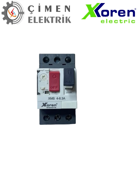 XKOREN 4-6,3A 50kA 400V 2,2kW Motor Koruma Şalteri XMS32K-4-6,3