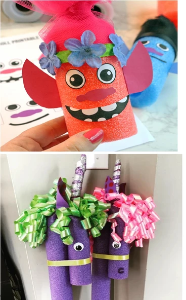 Periboia 3 Adet Renkli Çocuk Aktivite Köpüğü Hayal Gücü Geliştirici Sosis Şekil Yapma Köpüğü  (150 cm x 6 cm) - 3