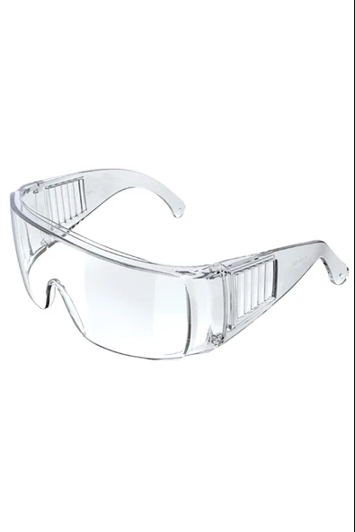 Periboia Gözlük Üstü Antifog Buğulanmaz Laboratuvar Şeffaf İş güvenlik Gözlüğü CE - 4