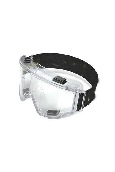 Periboia İş Güvenlik Gözlüğü Kimyasal Şeffaf Toz Iş Silikon Korumalı Google Buğulanmaz Gözlük CE - 5