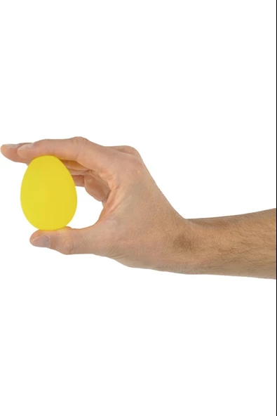 Periboia Yumurta Top -  Silikon El Egzersiz Topu Sarı - Hafif Sert - 2