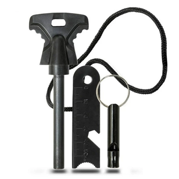 Periboia Survival Ateş Başlatıcı Magnezyum Çubuk Taş Hayatta Kalma Kiti - 5