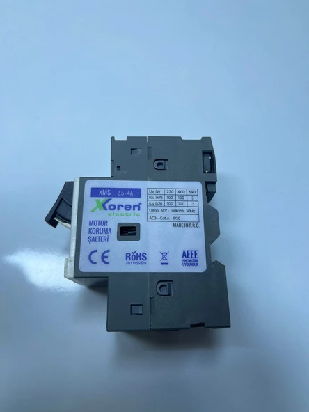 XKOREN 2,5-4A 50kA 400V 1,5kW Motor Koruma Şalteri XMS32K-2,5-4 - 2