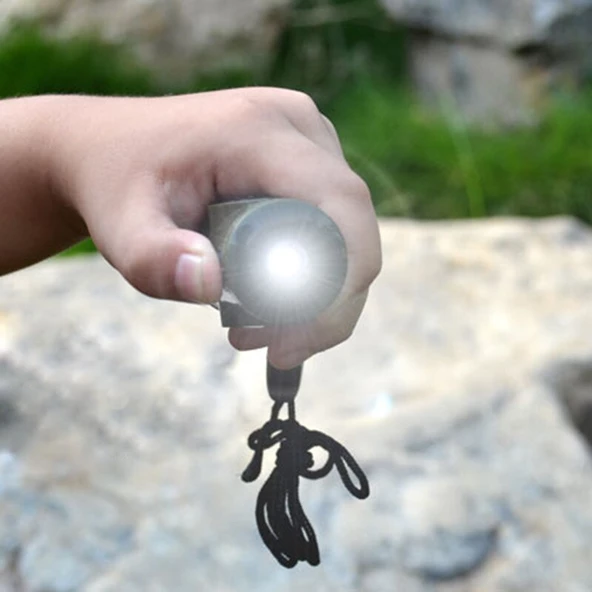 Periboia İzci Düdüğü - Avcı Düdüğü 7in1 Pusulalı Termometreli Survival Düdük - 3