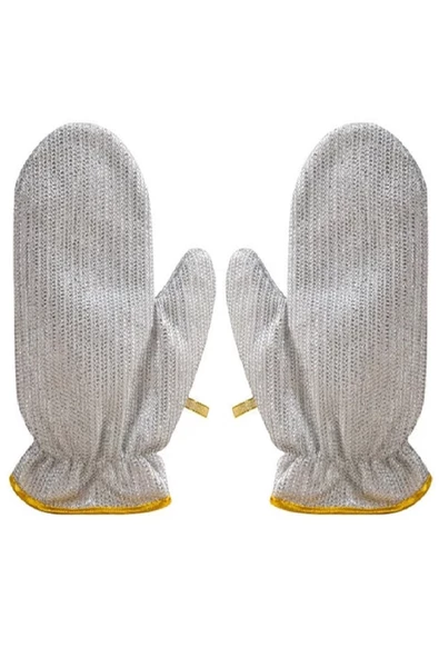 Periboia 2li Telli Bulaşık Eldiveni Su Geçirmez Kir Sökücü Tava Tencere Ovma Mutfak Banyo Temizlik Eldiveni - 3