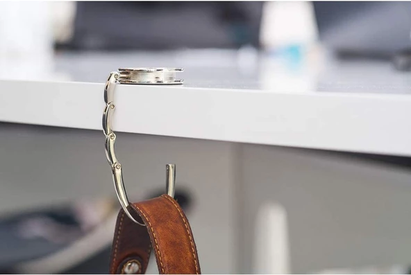 Periboia Masa Kenarı Çanta Askı Aparatı Dekoratif Desenli