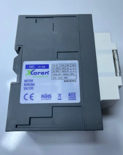 XKOREN 25-40A 50kA 400V 18.5kW Motor Koruma Şalteri XMS80K-25-40 - 2