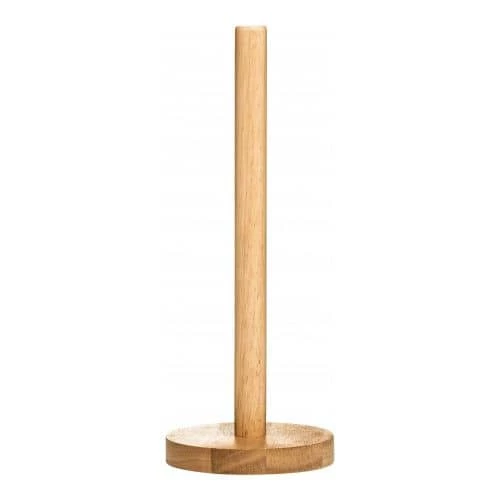 Periboia Kaymaz Tabanlı Kağıt Havluluk - Yuvarlak Ahşap Kağıt Havlu Askılığı - 3