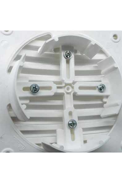 Periboia Ayarlanabilir Kare Baca Kapağı Duvar Menfezi 90-140 Mm Ayarlı - 3