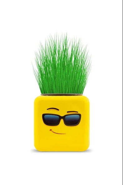 Periboia Çimoji 4 Figürlü Emoji Küp Çim Adam - 5