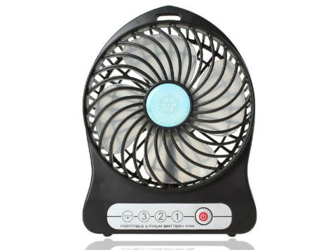 Periboia Şarjlı Taşınabilir Mini Fan - Vantilatör - 5