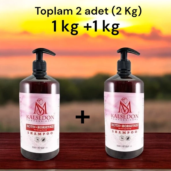 Kalsedon Şampuan Biotin+Horsetail Hacim ve Dolgunluk Şampuanı 1000 Ml