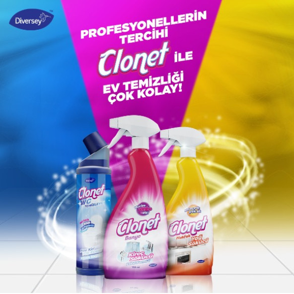 DİVERSEY CLONET KİREÇ ÇÖZÜCÜ 750ML X6 ADET - 3