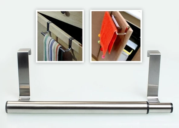 Periboia Mutfak Dolabı ve Çekmece Üstü Havlu Askısı - Kapak Üstü Havlu Askısı - 5
