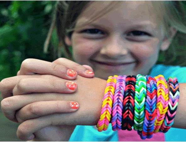 Periboia 4 Lü Yedek Poşet Bileklik  Takı Yapma Seti ve Örgü yapma seti Loom - 4