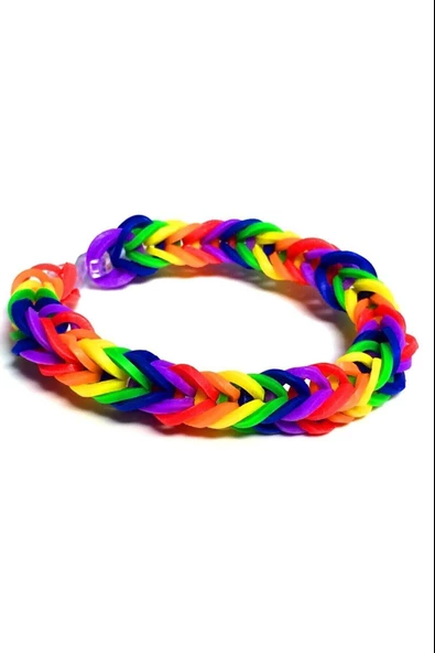 Periboia 4 Lü Yedek Poşet Bileklik  Takı Yapma Seti ve Örgü yapma seti Loom - 5