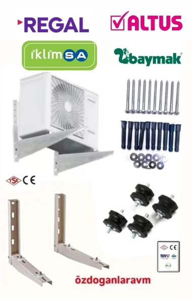 Dogant Vestel  Regal  18000 Btu Dış Ünite Konsol Klima Ayak+Takoz Takımı Hediyeli