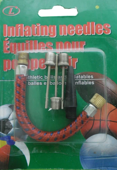 Periboia Ayak Pompası 5li Uç Set - Balon - Top Pompası Uç Seti - 2