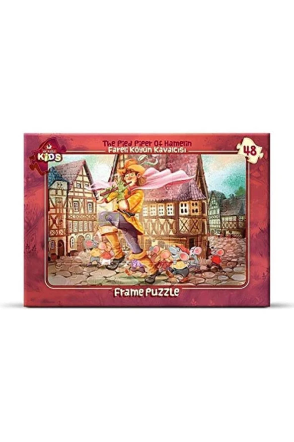 Art Puzzle Fareli Köyün Kavalcısı 48 Parça Frame Puzzle 5797